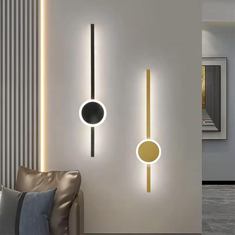 Minimalist LED linear wall lamps