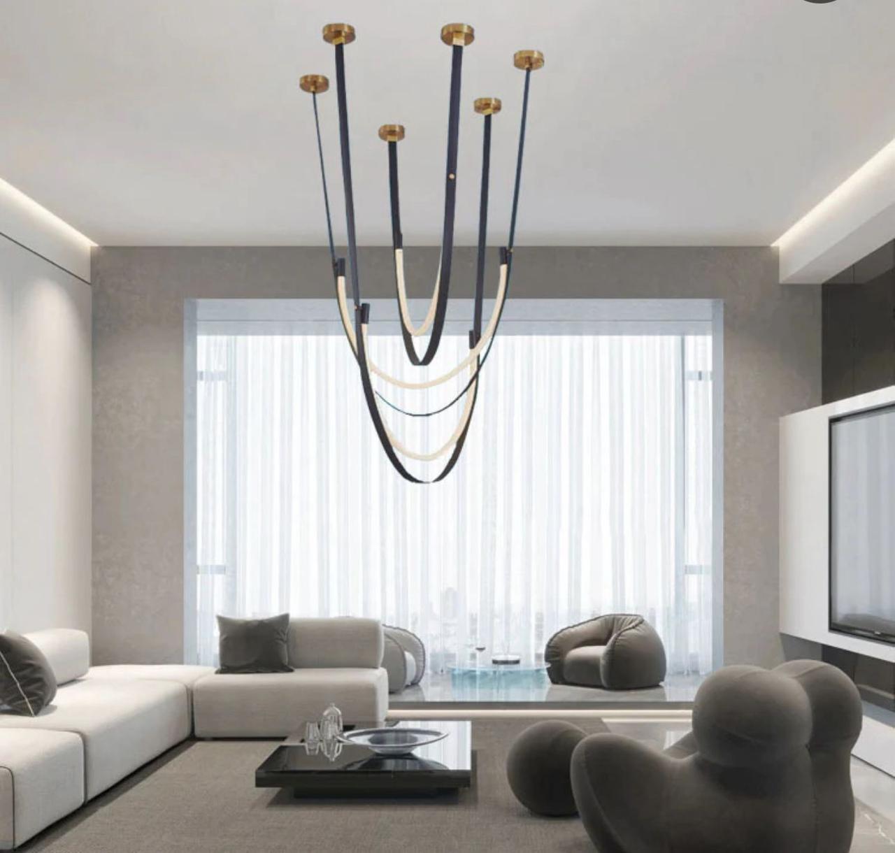 LED belt pendant lamp